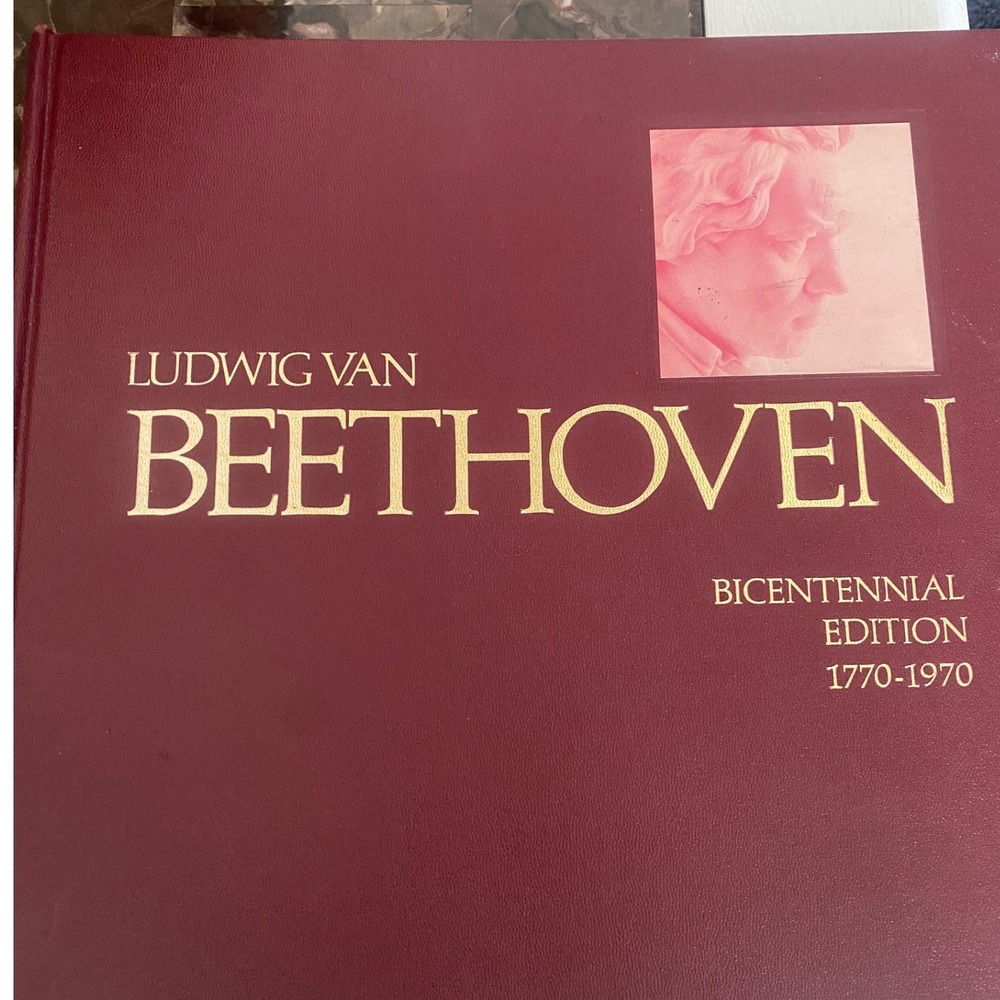 Ludwig van Beethoven Bicentennial Edition 1770-1970 Hardcover Book Schmidt-Gorg